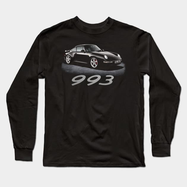 turbo 993 Long Sleeve T-Shirt by retroracing